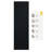 Sariah Custom Size Washable Anti Slip Low Profile Loop Pile Solid Black Design Runner Rug Carpet-458887938