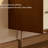 Solid Wood TV Cabinet Cherry Wood-122534093