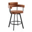 Tabouret de comptoir pivotant 26 po Rozie-1600544121
