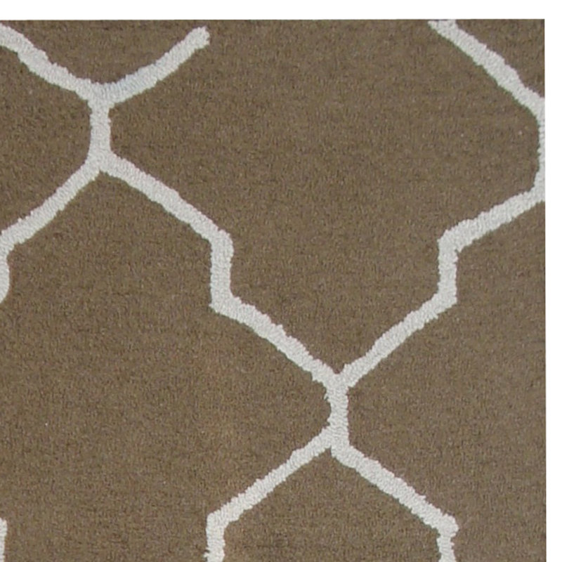 Wool Geometric Indoor Rug