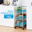 Tambellini 60 Cm Stainless Steel Kitchen Trolley with Locking Wheels