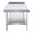 26 Inch Height Stainless Steel Work Table with 3-side Baffles, Height Shelf-357188263