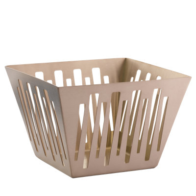 Square Flared Stainless Steel Basket