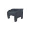 Chaise d'appoint Kyler - Bleu ardoise-1642871663