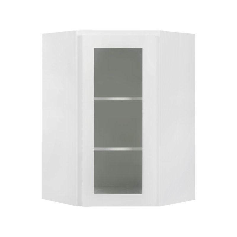 Porte d'angle blanche Koville, H 24 po x l 36 po x P 13 po