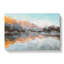 Mountain Reflection In Italy In Abstract - Wrapped Canvas Print-55308203