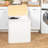Bamboo Double Laundry Hamper with Rope Handles, Lid and Removable Machine Washable Laundry Bag, 39-Gallons-97956517