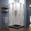 Cabine de douche carrée avec cadre inclus l 42 po x P 42 po x H 74,75 po Cornerview-49978047-38407231