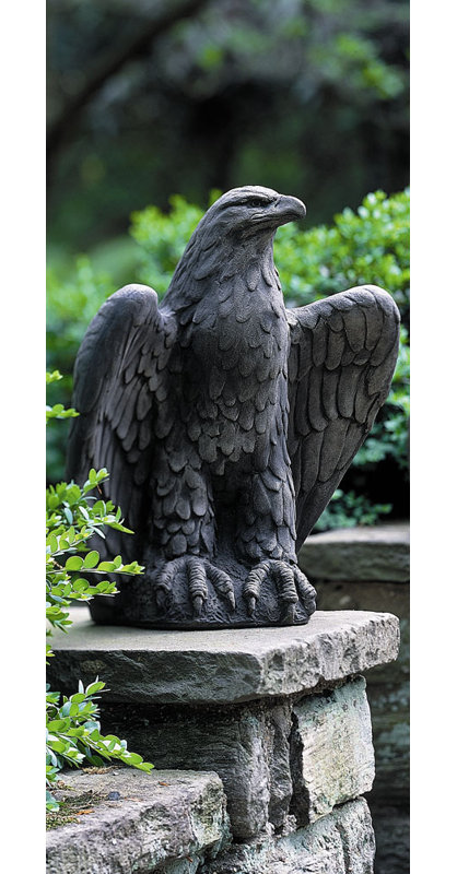 Eagle Looking Statue, Left, Terra Nera