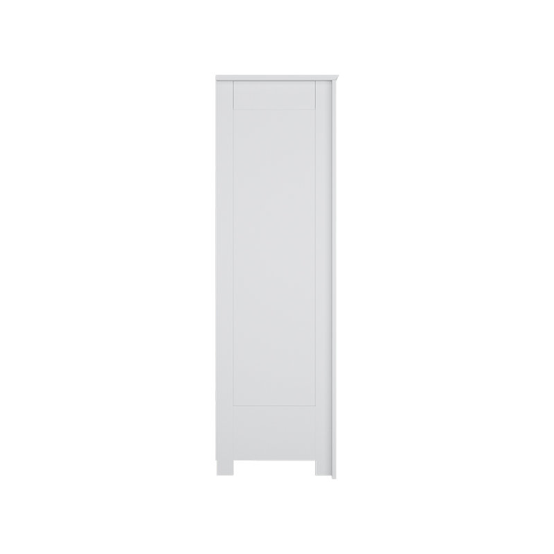 2 Door Manufactured Wood Wardrobe, White