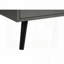 Table d'appoint avec tiroir de rangement et casier ouvert - stratifié gris, H 24 po-173451049