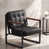 Black Faux Leather selected