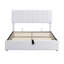 Lit plateforme tapissier avec système de rangement hydraulique-215651585-215651584