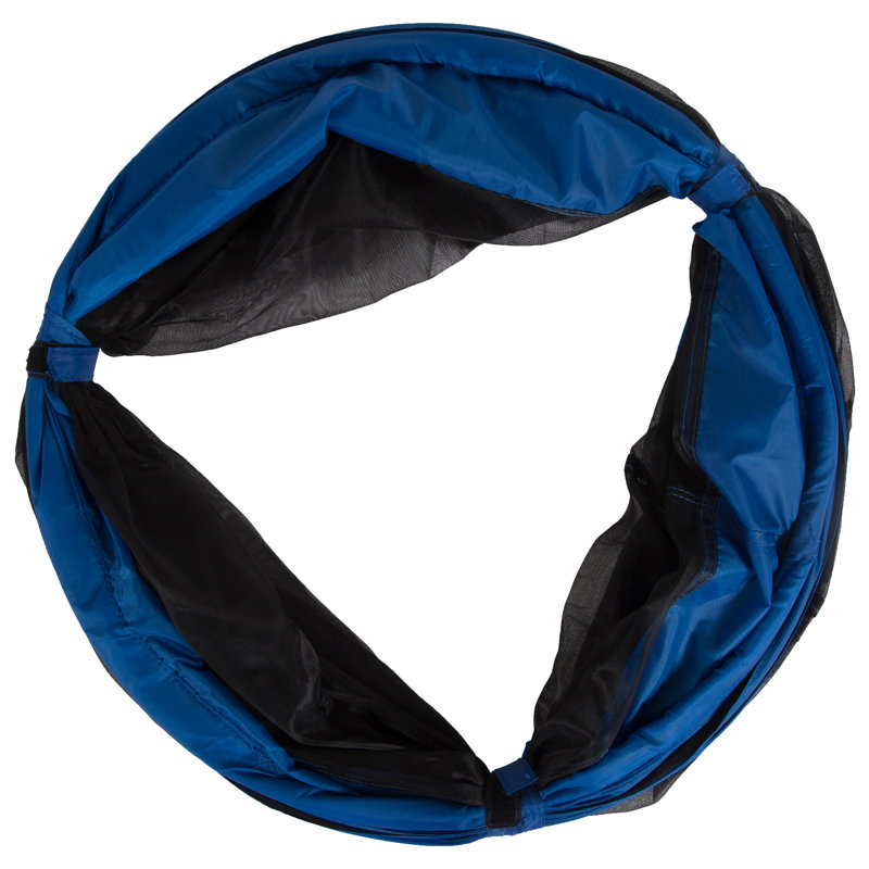 Blue and Black Mesh 6-Foot Kids Play Tunnel