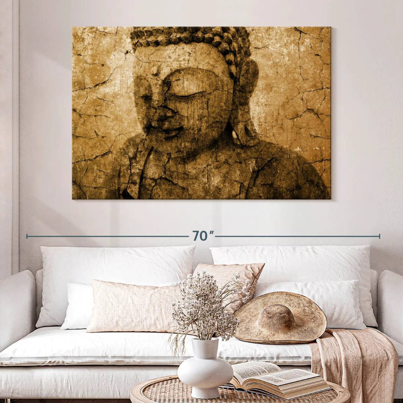 Adella Old Buddha, 34" H x 51" W