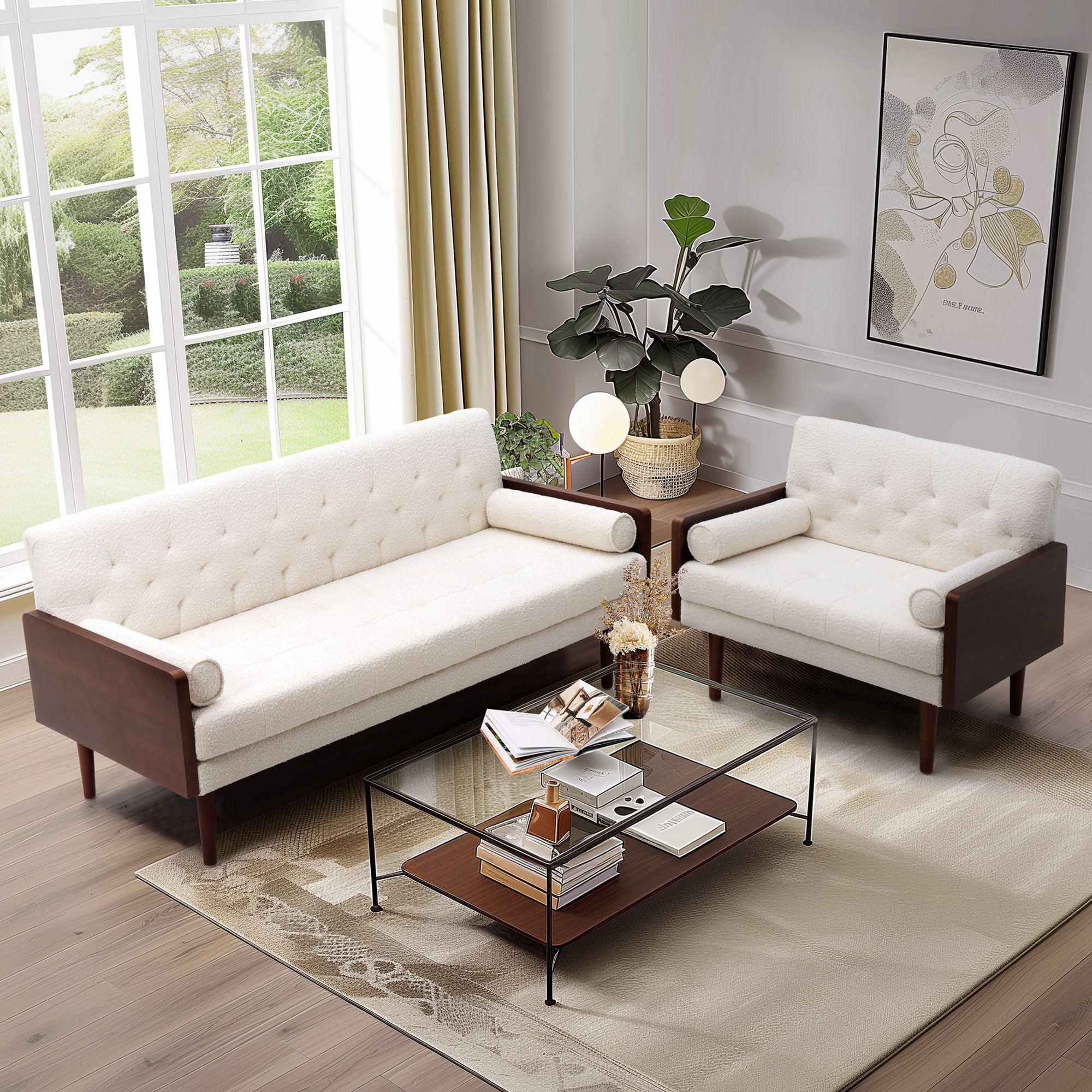Latitude Run® 2 Piece Living Room Set Wayfair Canada