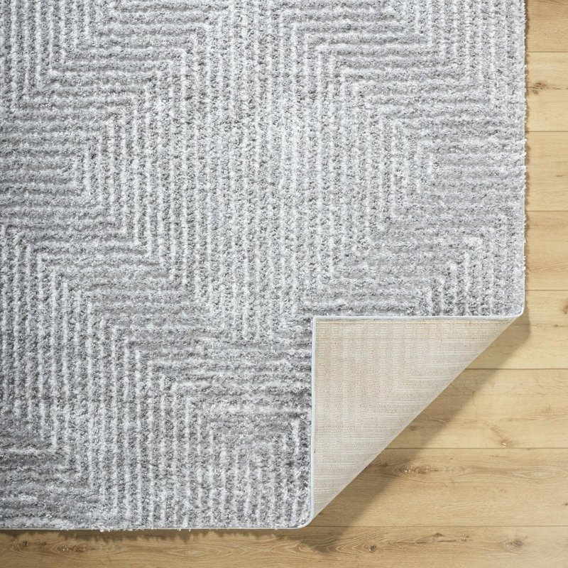 Kellen Machine Washable Area Rug, Rectangle 6'7" x 9'