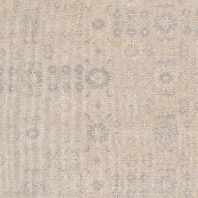 Ainsley Wool Geometric Area Rug in Gray, Rectangle 2' x 3'