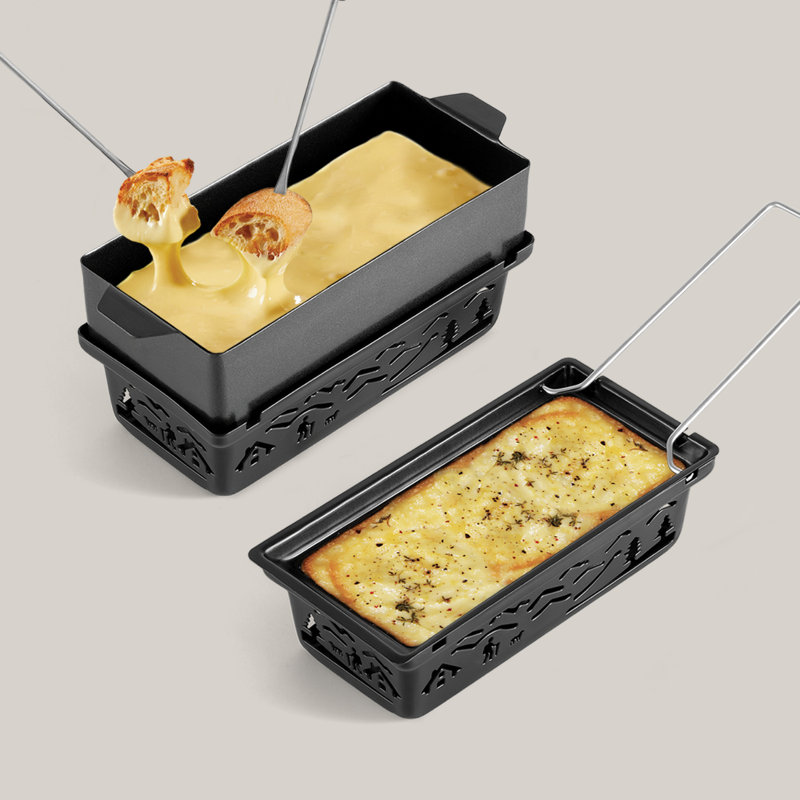 Swissmar Tandem Candle Fondue & Raclette Set