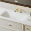 Armoire de salle de bain rétro de style crème français-112312170