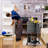 Rolling Craft Cart Metal Storage Cart with Lockable Drawer Salon SPA Trolley-93101722
