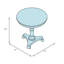 Electrum Accent Table