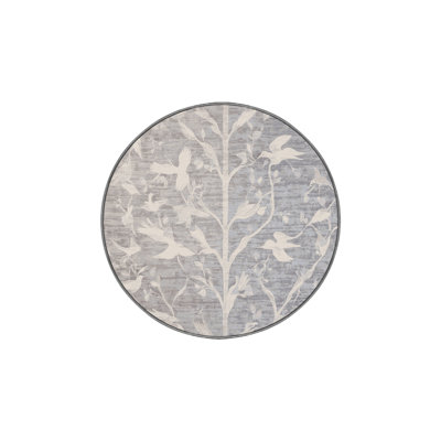 Machine Washable Gray Area Rug