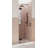 Halo 34.5 in. x 78 in. Frameless Glass Hinge Shower Door-16258278
