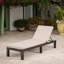 Chaise longue avec coussin