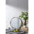 D18x2" Valentina Silver Round Mirror Tray,Large-125944250