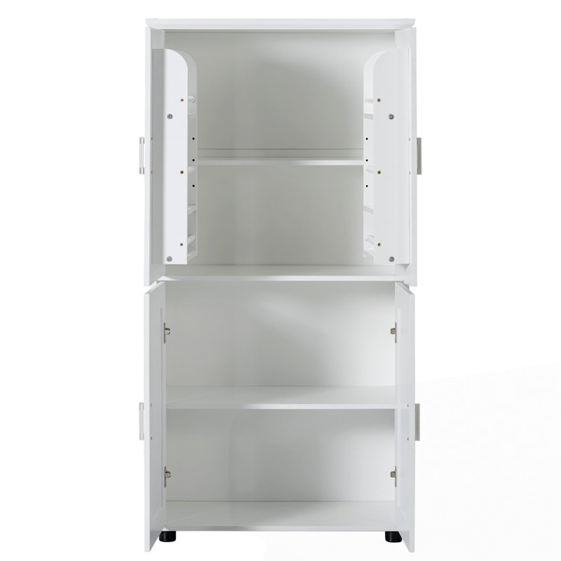 Armoire de rangement haute et large pour salle de bain