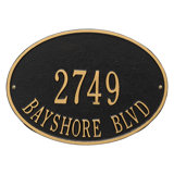 Hawthorne 2-Line Wall Address Plaque