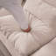 Chenille beige en forme de L de 114,5 po avec bibliothèque, rangement réversible, ports, porte-gobelet, coussins lavables amovibles, salon moderne, coussins,-1182200491-1182200489
