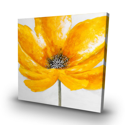 Big flower - 32"x32" art on canvas