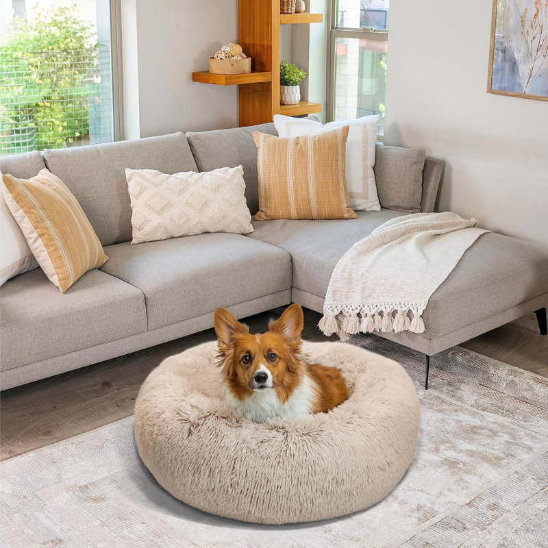 Lit pour chien The Original Calming Doghnut, Taupe