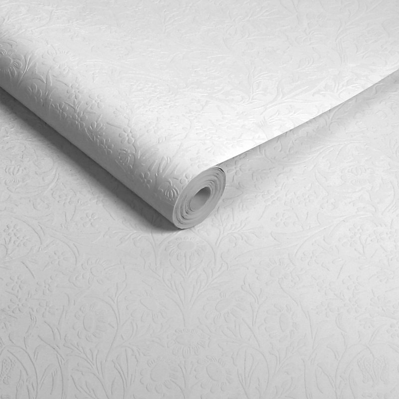 William Morris at Home Blackthorn Paintable Wallpaper