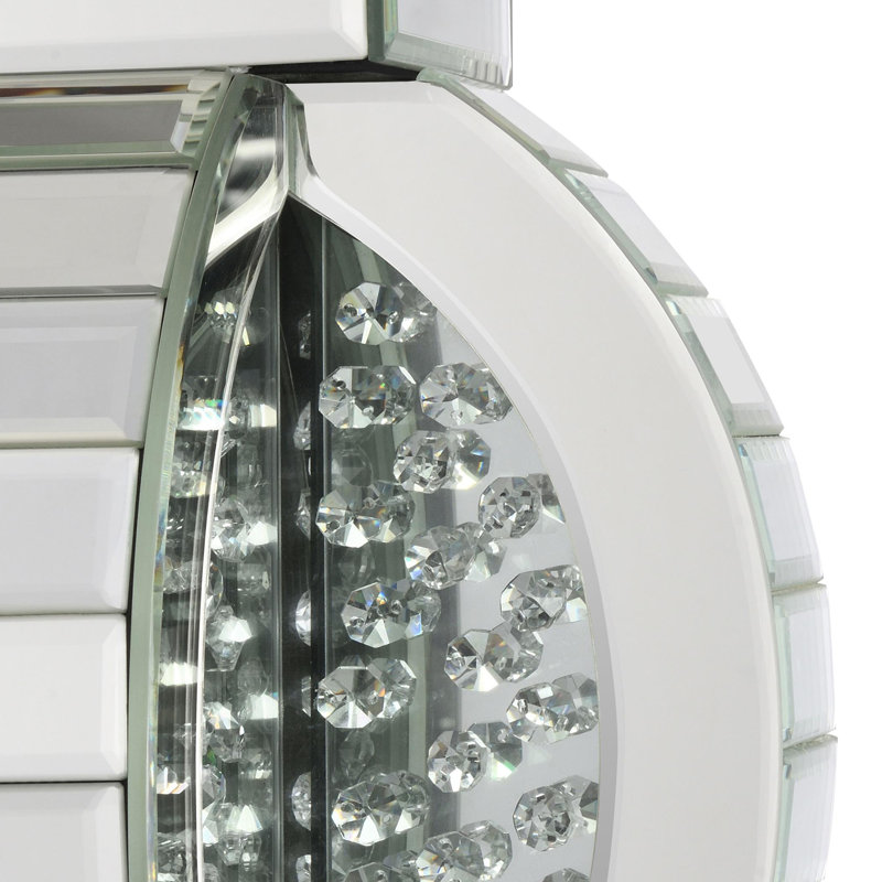 Lampe de table en miroir 31 po Empire