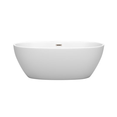 Juno 63'' x 32'' Soaking Acrylic Bathtub