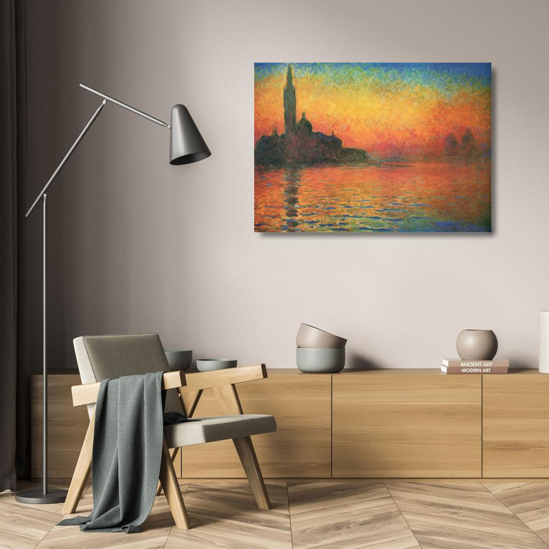 Dusk in Venice, 17" H x 24" W