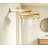 Kingston Brass Shower Scape 9-5/8-Inch Square Rainfall ABS Shower Head-52973331
