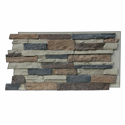 Panneau mural 3D 24 po x 48 po Canyon's Edge