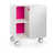 White / Fuchsia