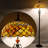 Tiffany-Style Stained Glass Floor Lamp, Antique Bronze Pole With Fish Scale Design - 70" Height, 16" Shade Width