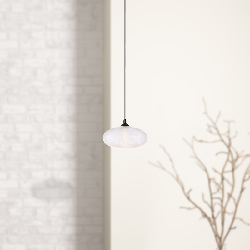 Alvie 1 - Light Single Pendant, 3.7" H x 5.1" W x 5.1" D, Matte Black