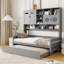 Lit de jour en bois avec lit gigogne, armoire et tablette tout-en-un-7008676-7008675