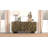 Shyanne 3-door Solid Wood Sideboard Buffet Cabinet Mango Brown