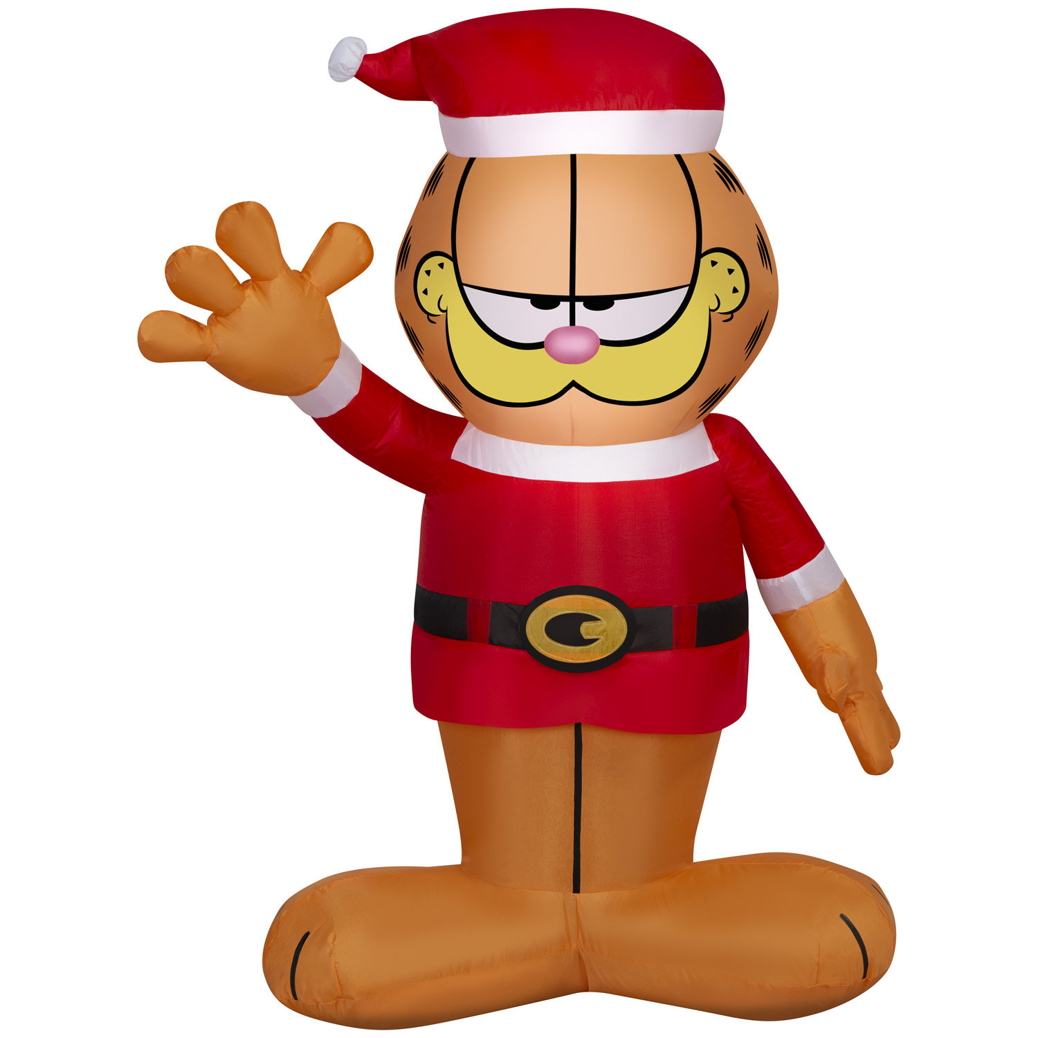 Gemmy Industries Christmas Inflatable Garfield in Santa Suit Wayfair