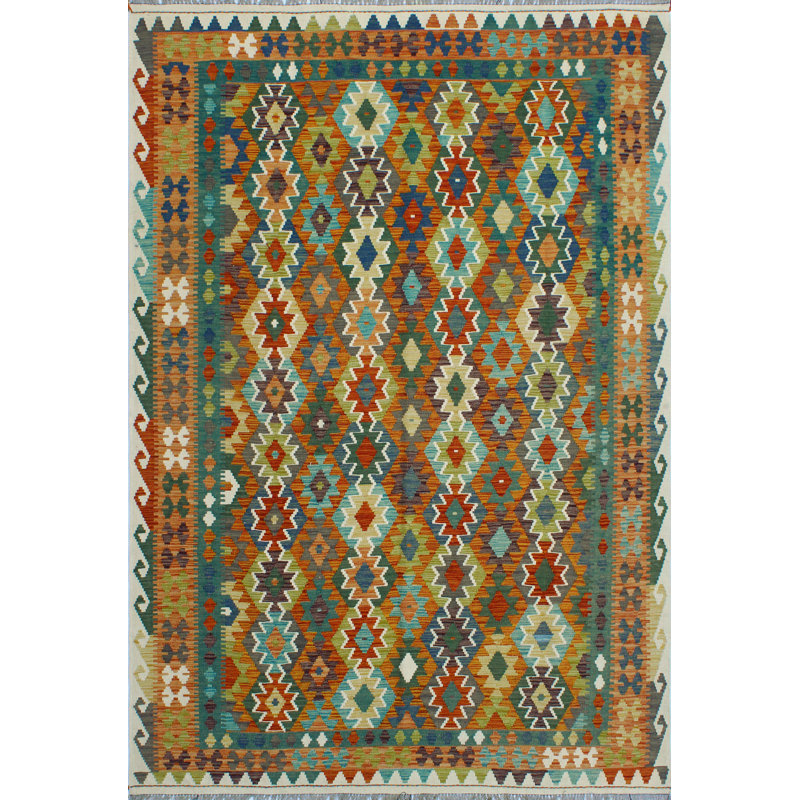 Flatweave Wanda Rust Rug