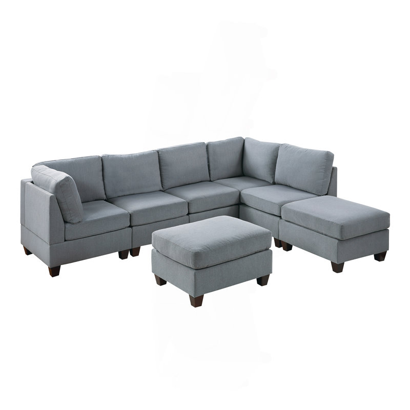 ENSEMBLE MODULAIRE - 7 pièces en gris