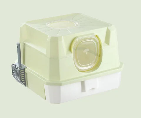 Gower Plastic with Scoop, Green/White